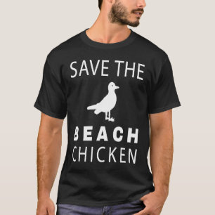 Camiseta Gaviota Salvar El Pollo De Playa