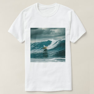 Camiseta Gaviota surfista de invierno, Gaviota surfeando, G
