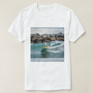 Camiseta Gaviota surfista invernal, Gaviota surfeando, Gavi