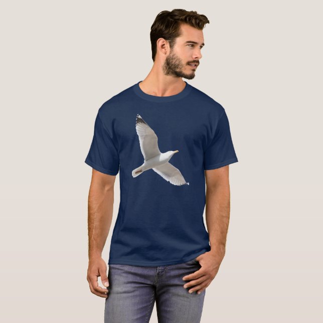 Camiseta Gaviota voladora (Anverso completo)