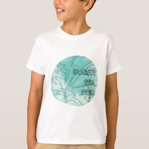 Camiseta gaviotas de azúcar té y ron