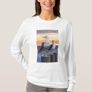 Camiseta Gaviotas de la costa de Oregon