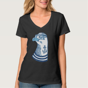Camiseta Gaviotas de playa para niños marineros