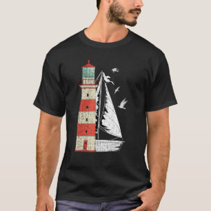 Camiseta Gaviotas de vela Marítima Náutica Luz oceánica