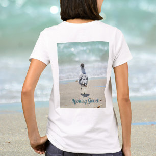 Camiseta Gaviotas en la playa