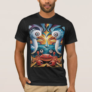 CAMISETA GAVIOTAS Y CANGREJOS