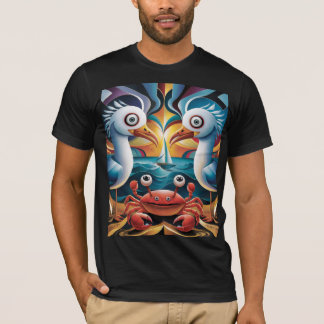 CAMISETA GAVIOTAS Y CANGREJOS 