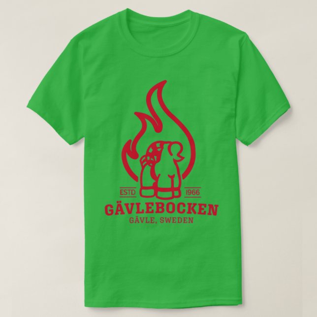 Camiseta Gavle Goat on Fire (Gavlebocken sueco) (Diseño del anverso)