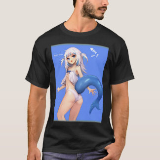 Camiseta Gawr Gura In Under Wear, Hololiva