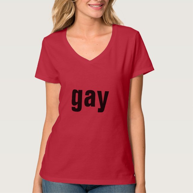Camiseta gay (Anverso)