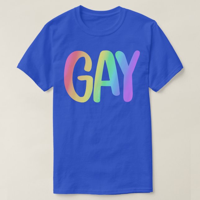 Camiseta Gay (Diseño del anverso)