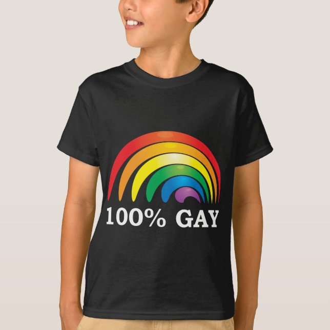 Camiseta Gay 100% (Anverso)