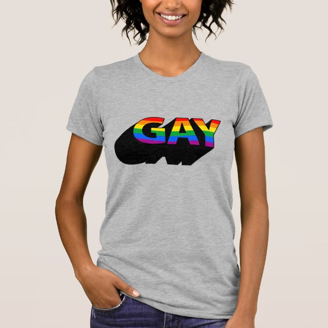 CAMISETA GAY 3D (Anverso)