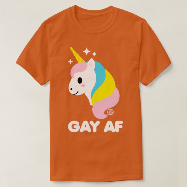 CAMISETA GAY AF (Diseño del anverso)