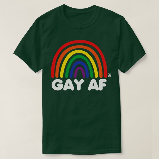 CAMISETA GAY AF 1 (Diseño del anverso)