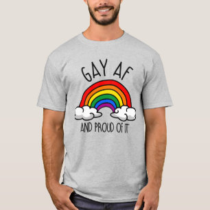 Camiseta GAY AF y orgulloso de ello