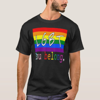 Camiseta Gay Bandera Lgbt Que Pertenece Al Orgullo Mes De A