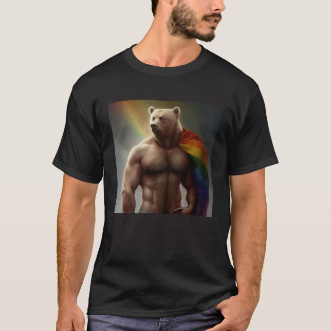 Camiseta Gay Bear for lgbtq (Anverso)