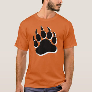 Camiseta Gay Bear garra efecto 3D Blanco y Negro