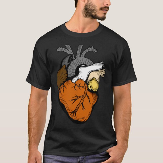 Camiseta Gay Bear Orgullo Corazón LGBT Retro (Anverso)