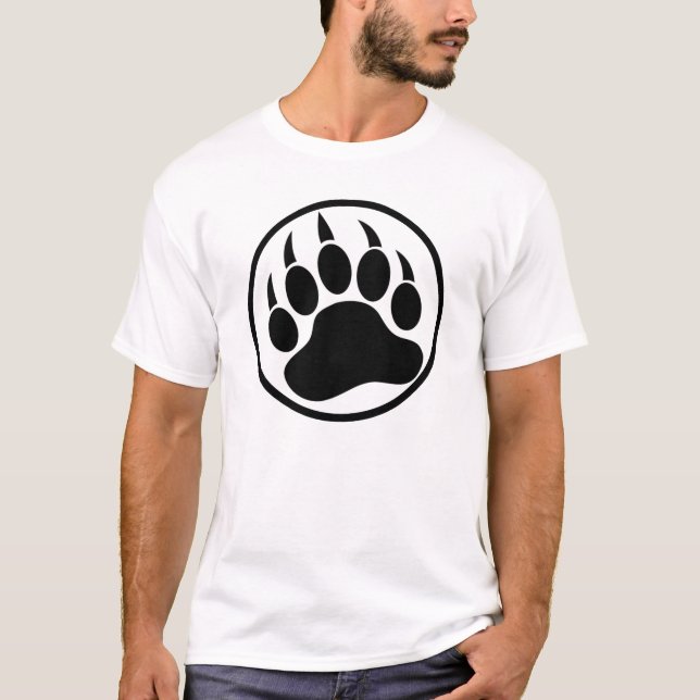 Camiseta Gay Bear Pride Bear Paw (Anverso)