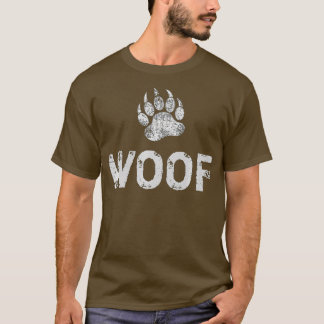 Camiseta Gay Bear Pride distressed Bear Paw WOOF Premium