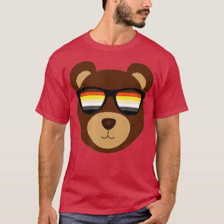 Camiseta Gay Bear Pride Gafas de Sol LGB