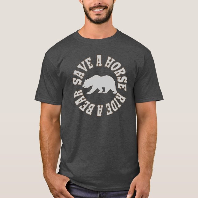 Camiseta Gay Bears Pride Ride A Bear (Anverso)