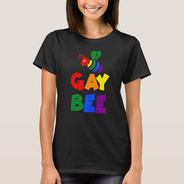 Camiseta Gay Bee Lgbtq (Anverso)