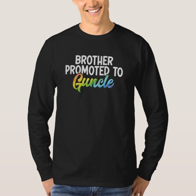Camiseta Gay Brother Proud Ally Lgbt Gay Uncle Guncle  Uncl (Anverso)