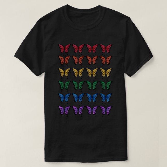 Camiseta Gay Butterflies (Diseño del anverso)