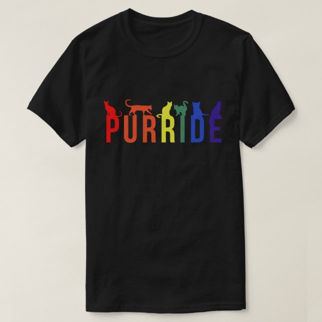 Camiseta Gay Cats Purride (Diseño del anverso)