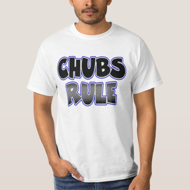 Camiseta Gay Chubby Chaser Chubs Rule (Anverso)