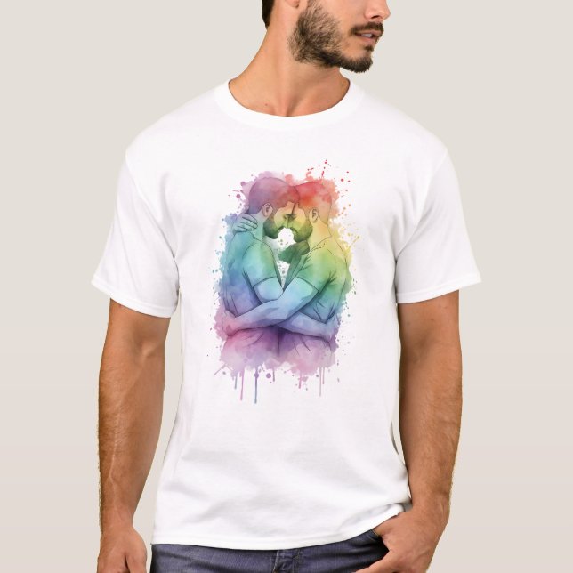 Camiseta GAY COUPLE T-Shirt | Gay Pride for Men | LGBTQ (Anverso)
