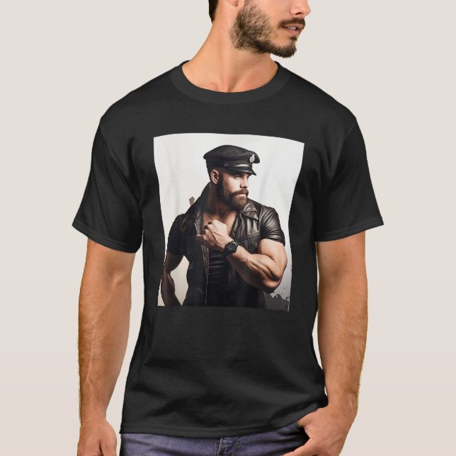 Camiseta Gay Daddy Leather Gay Harness Bears Gay Pri (Anverso)