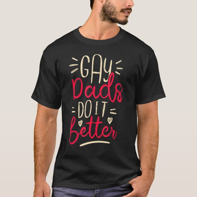 Camiseta Gay Dads Unique Parenting (Anverso)