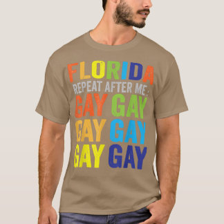 Camiseta Gay de Florida dice Gay dice Trans Stay Orgulloso 