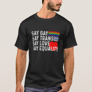 Camiseta Gay de Florida dice Gay dice Trans Stay Orgulloso