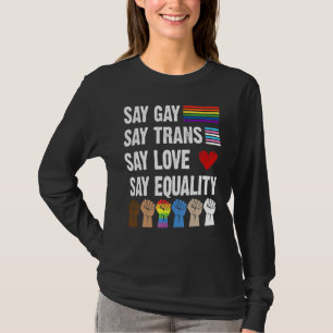 Camiseta Gay de Florida dice Gay dice Trans Stay Orgulloso 