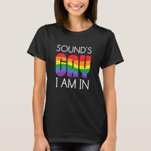 Camiseta Gay de sonido estoy en el colectivo lesbiana del o