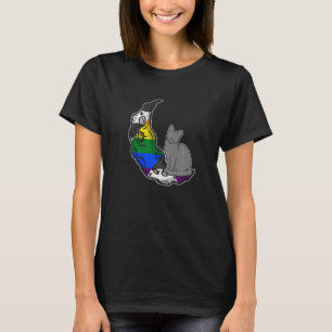 Camiseta Gay del espacio seguro LGBTQ Gay de la bandera del