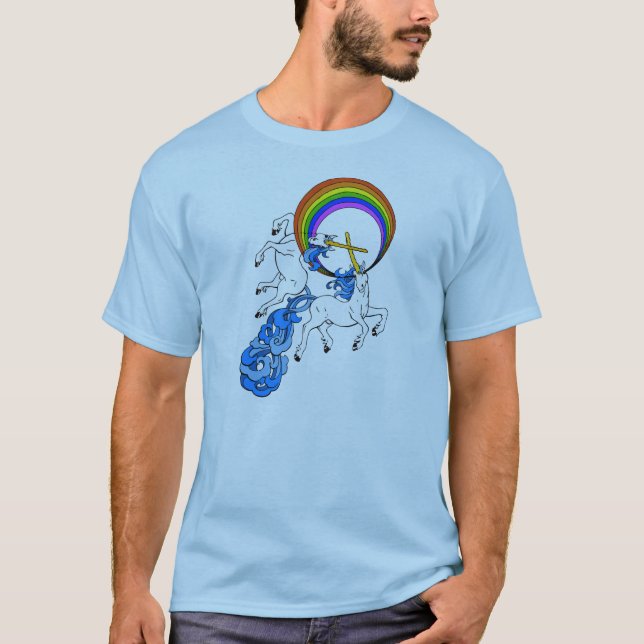 Camiseta gay del unicornio (Anverso)