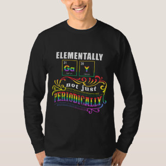 Camiseta Gay Elemental No Sólo Periódicamente