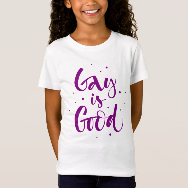 Camiseta Gay es bueno (Anverso)