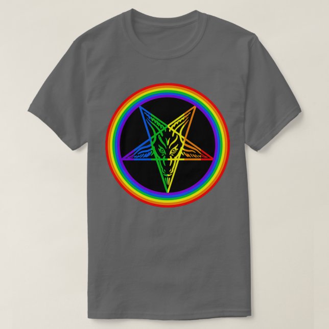 Camiseta Gay for Satan 2 (Diseño del anverso)