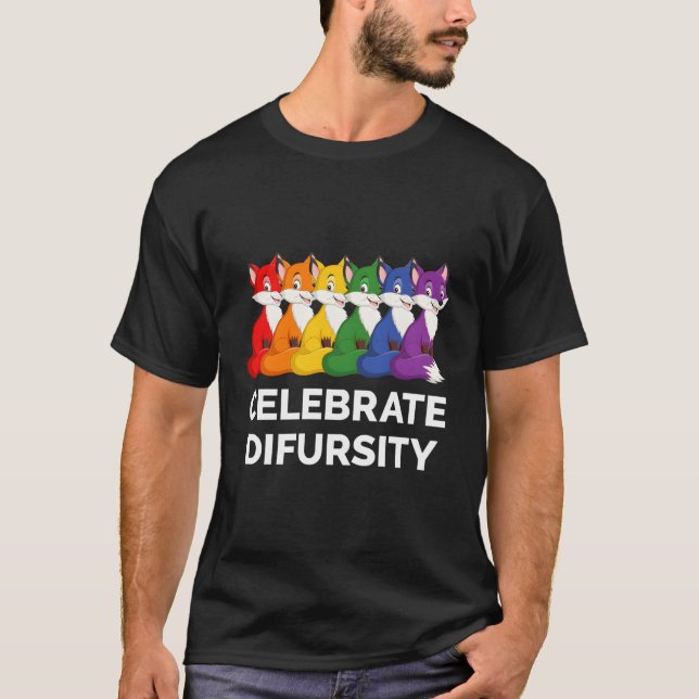 Camiseta Gay Fox Furry Orde Lgbt Lgbtq Furry Fandom (Anverso)