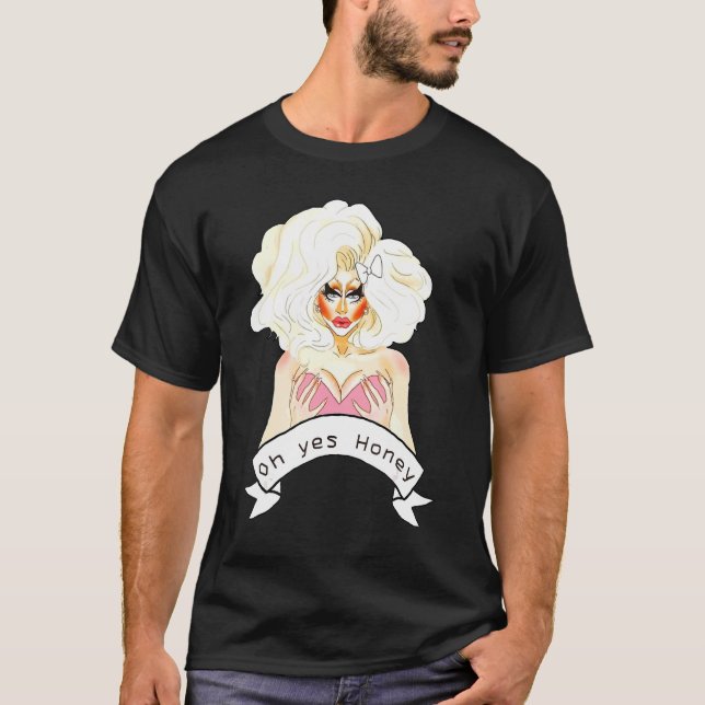 Camiseta Gay Gay Bisexual Bi Trans Lgbtq Drag Queen Oh Ye (Anverso)