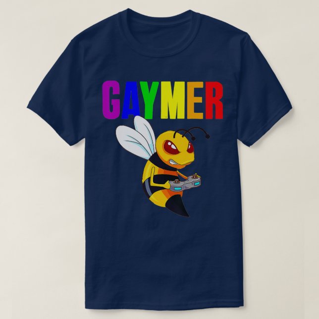 Camiseta Gay Gaymer Geek Orgullo LGBT Videojuego Lover Gift (Diseño del anverso)
