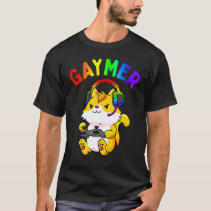 Camiseta Gay Gaymer Orgullo Geek Lgbt Videojuego  Gato