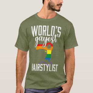 Camiseta Gay Hairstylista Funny LGBT Pride Hairdresser